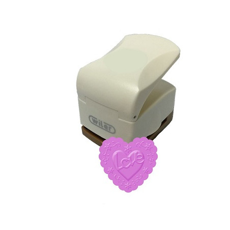 Fustella grande a rilievo Cuore Love