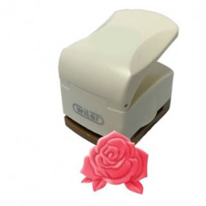 Fustella grande a rilievo Rosa