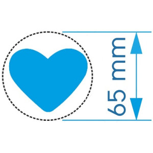 Fustella Maxi 65mm Cuore