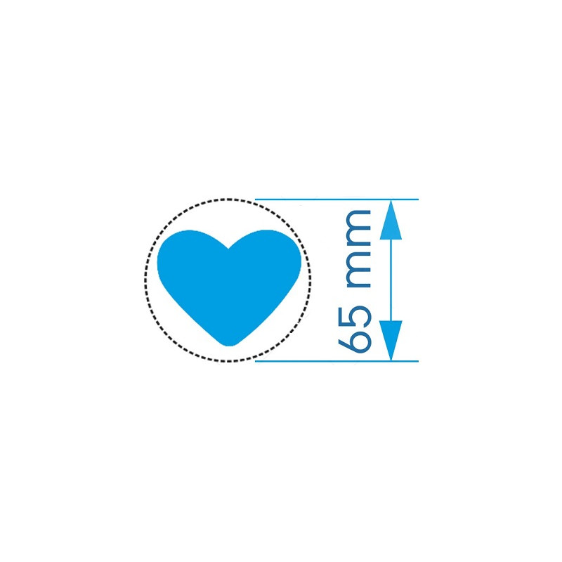 Fustella Maxi 65mm Cuore