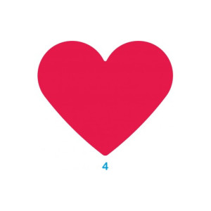 Fustella Maxi 75mm Cuore