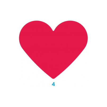 Fustella Maxi 75mm Cuore