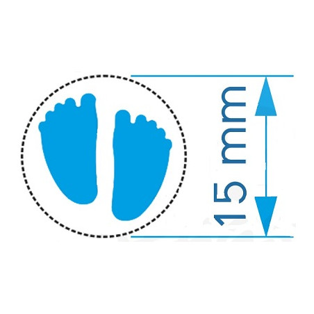 Fustella piccola 15mm piedini neonato