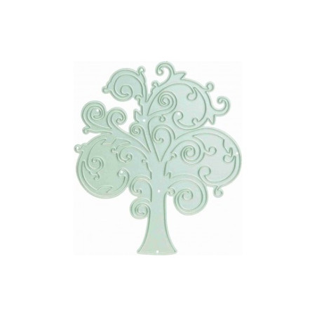 Fustella sottile ALBERO DELLA VITA. Utilizzabili con macchine oltre 80mm. Isabella WILER ISA4.