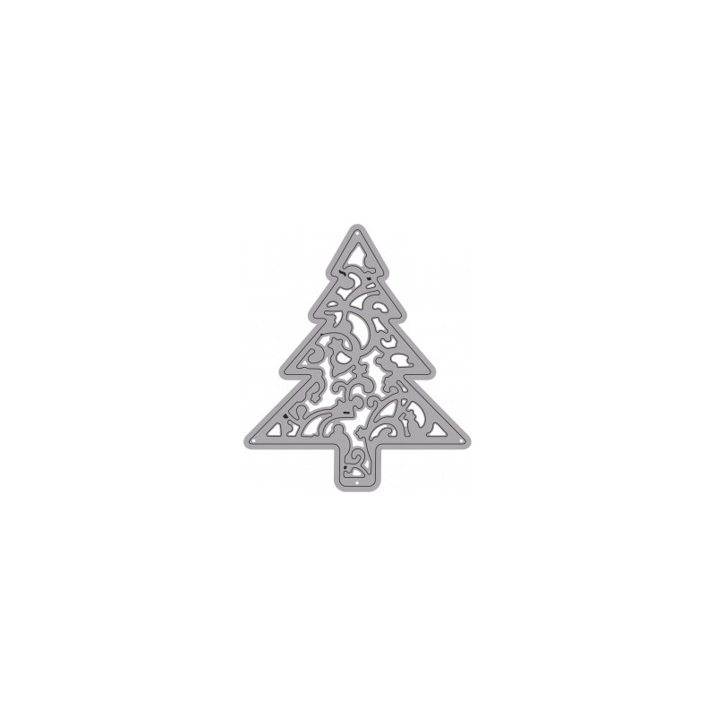 Fustella sottile Albero di Natale utilizzabili con ROSA80 - VIOLA80.