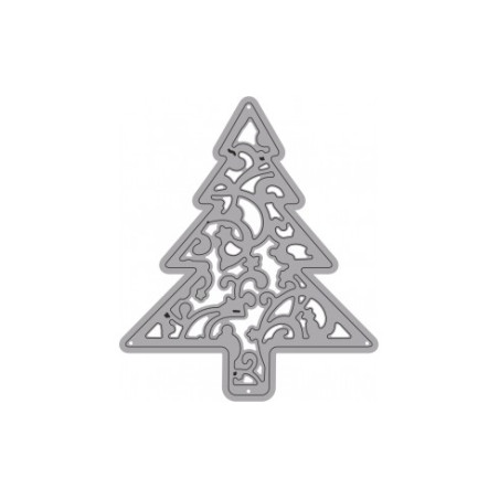 Fustella sottile Albero di Natale utilizzabili con ROSA80 - VIOLA80.