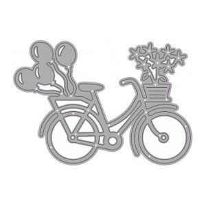 Fustella sottile BICICLETTA. Utilizzabili con ROSA80 - VIOLA80.