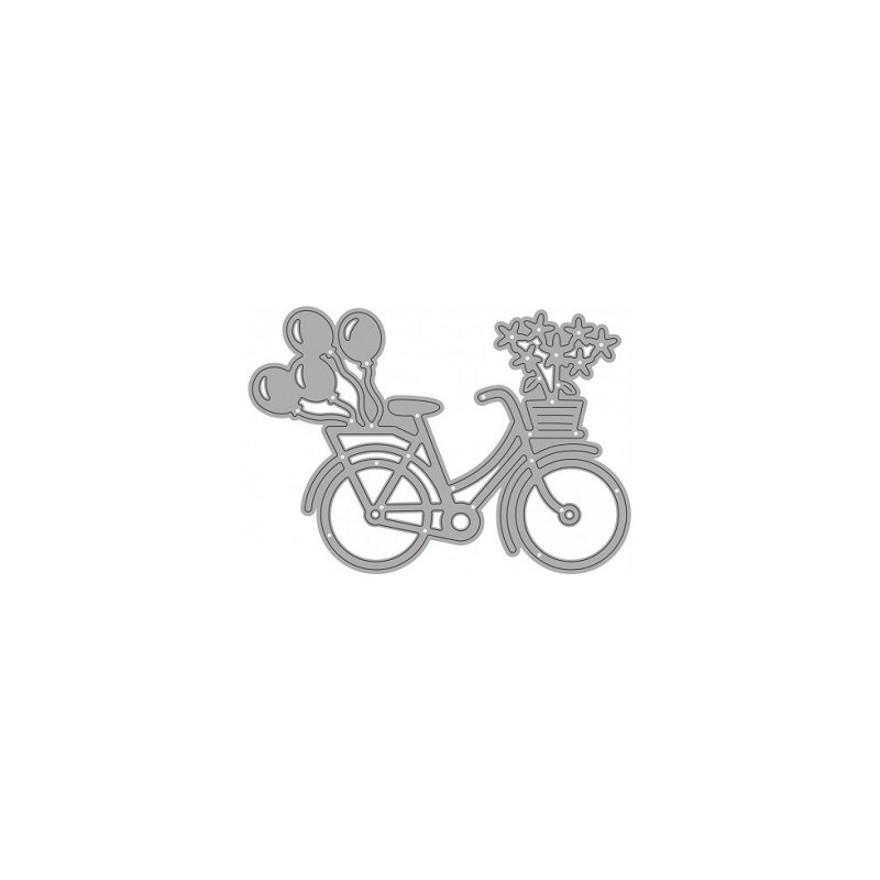 Fustella sottile BICICLETTA. Utilizzabili con ROSA80 - VIOLA80.