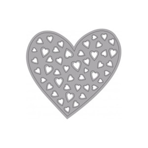 Fustella sottile CUORE. Utilizzabili con macchine oltre 80mm. Isabella WILER ISA4.