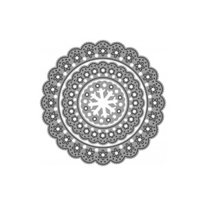 Fustella sottile Fiocco di neve x Fustellatrice f.to A4