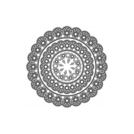 Fustella sottile Fiocco di neve x Fustellatrice f.to A4
