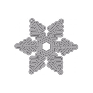 Fustella sottile FIOCCO NEVE. Utilizzabili con ROSA80 - VIOLA80.