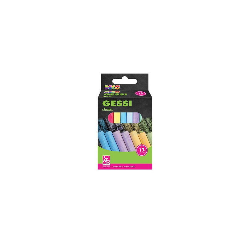 Gesso colorato 12 PZ