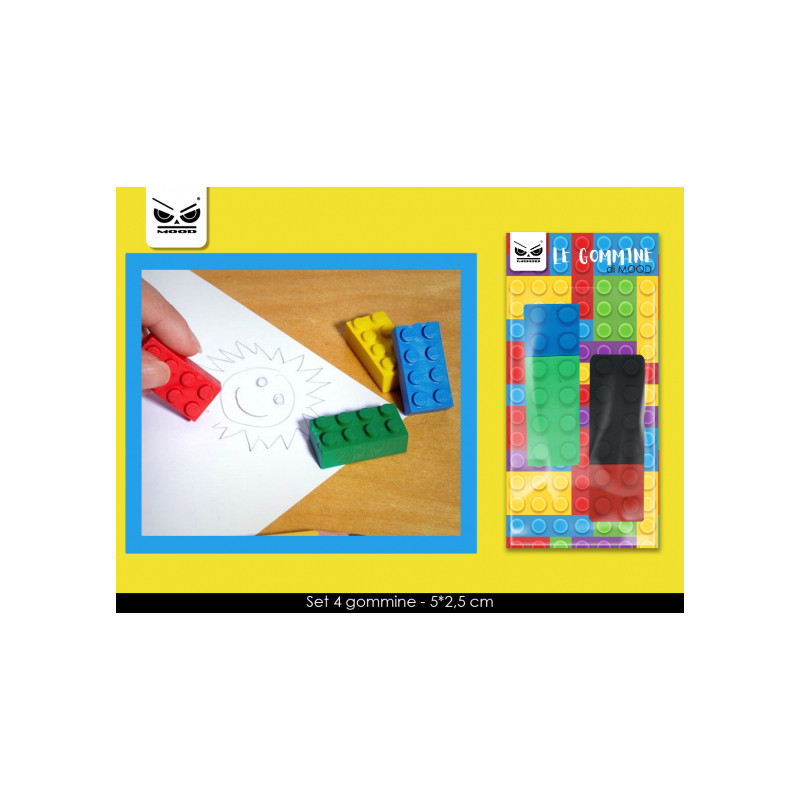 Gomma Lego 4pz