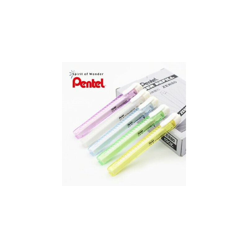Gomma a scatto PVC free - portagomma- gomma a matita Clic eraser -