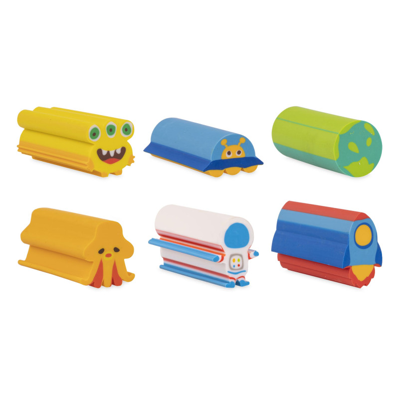 Gomma Colourbook spazio adventure(list. €3,90) 6pz