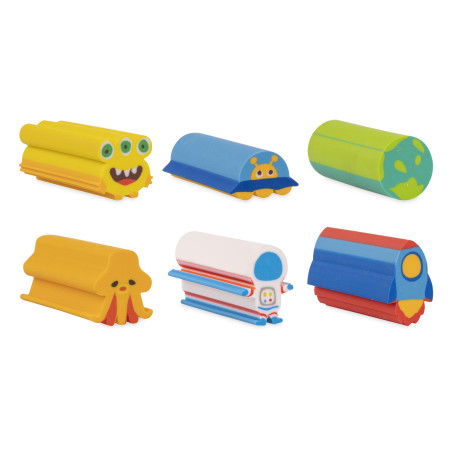 Gomma Colourbook spazio adventure(list. €3,90) 6pz