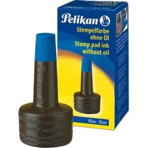 Inchiostro per timbri Pelikan blu senza olio 30ml