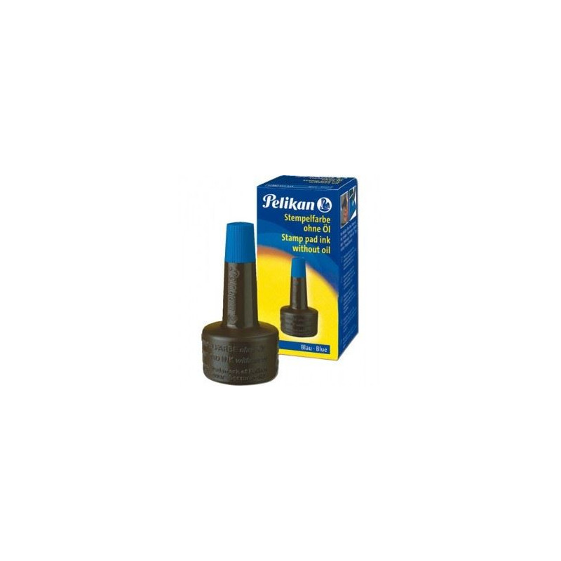 Inchiostro per timbri Pelikan blu senza olio 30ml