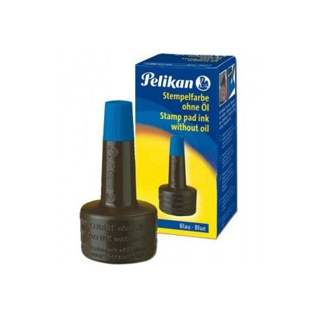 Inchiostro per timbri Pelikan blu senza olio 30ml