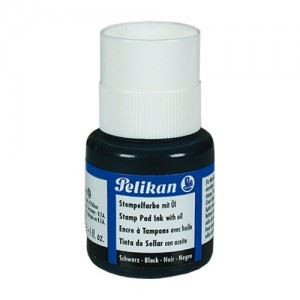 Inchiostro per timbri Pelikan nero con olio (per timbri in metallo)