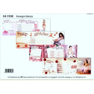 Inviti ballerina 15pz