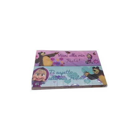 Inviti Masha e Orso 30pz
