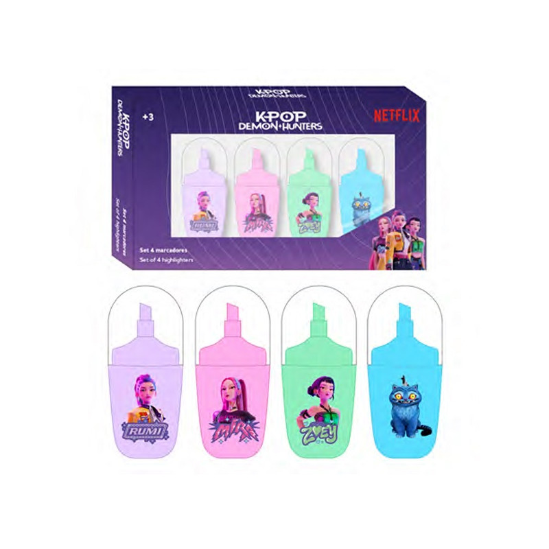 K-Pop 26 Evidenziatori set 4 pz