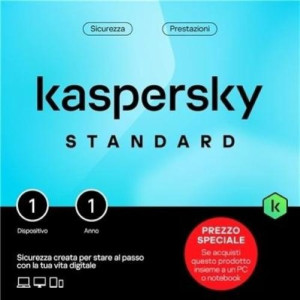 Kaspersky Antivirus Standard 1PC 1 anno