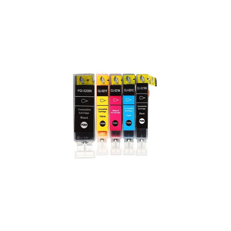 Kit cartucce Canon 520/521 comp.10pz