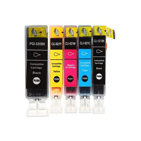 Kit cartucce Canon 520/521 comp.10pz