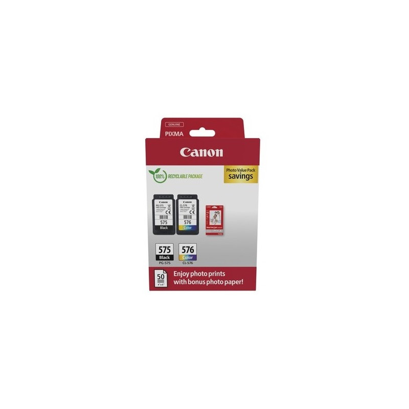 Kit Cartuccia Canon PG575 + cl576 Orig. 5,6ml
