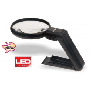 lente di ingrandimento d.90 con Luce Led e supporto