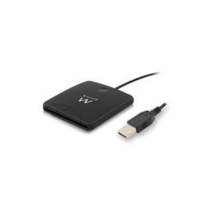 Lettore smart card firma digitale -Ewent EW1052 Nero USB 2.0