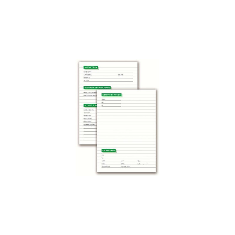 Libretto di viaggio (il costakilometri)