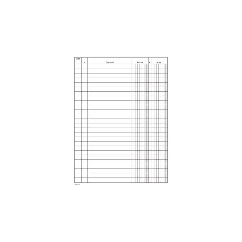 Libro Cassa 96 pagg.17x12
