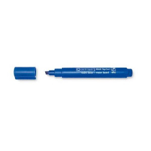 Marker base acqua punta scalpello verde Flipchart
