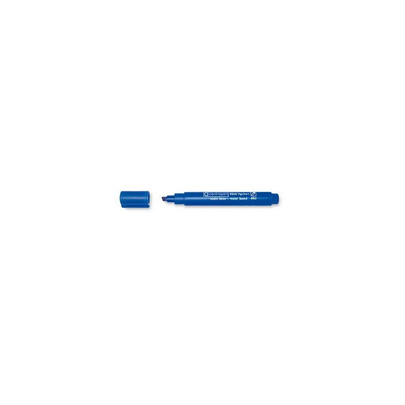 Marker base acqua punta scalpello verde Flipchart
