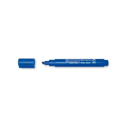 Marker base acqua punta scalpello verde Flipchart