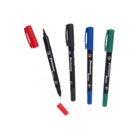 Marker OHP permanente doppia punta M 4 colori
