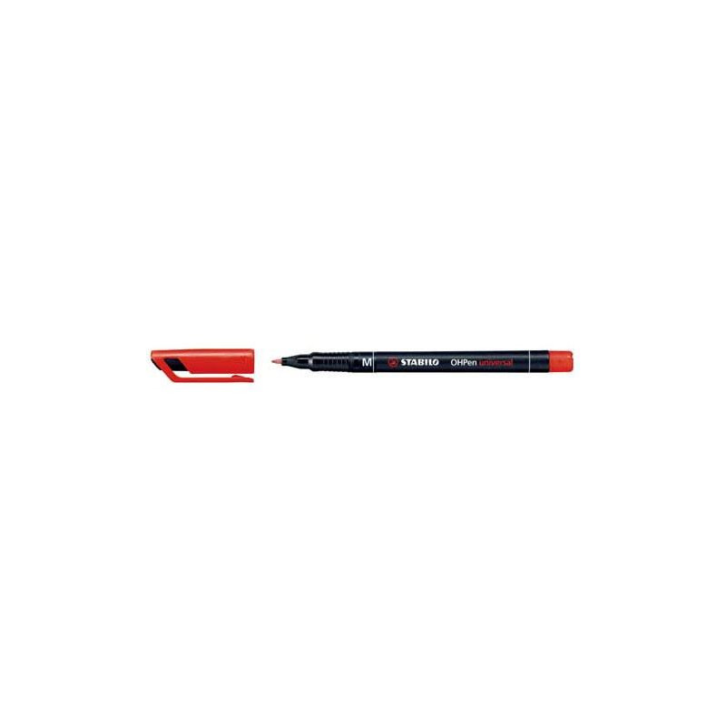 Marker OHP Stabilo M rossi