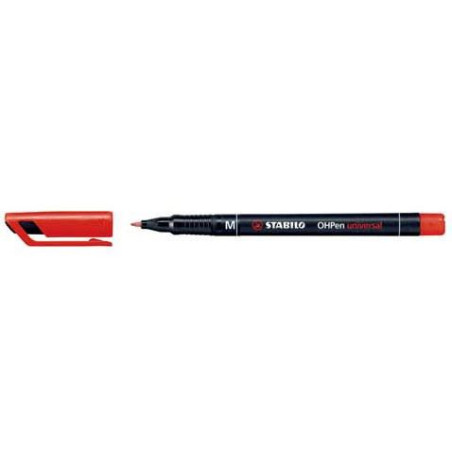 Marker OHP Stabilo M rossi