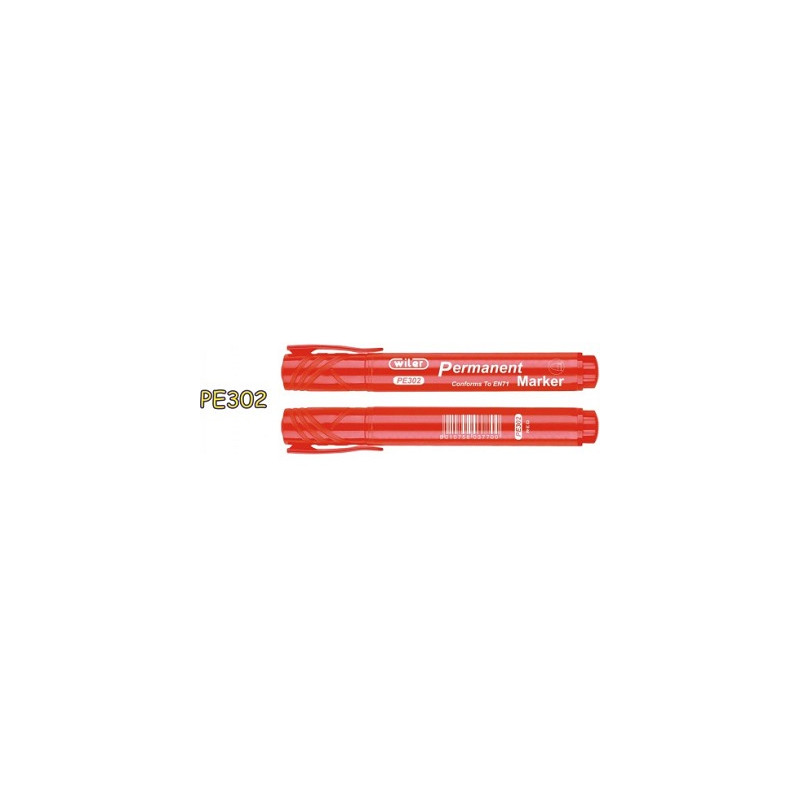 Marker punta tonda standard rosso 12pz
