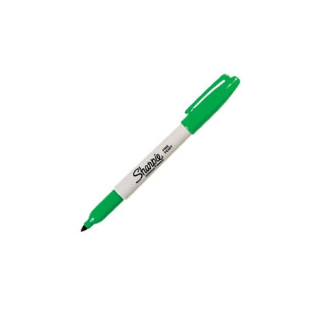 Marker Sharpy Paper mate punta fine tonda verde