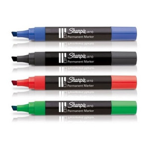 Marker sharpy Paper mate W10 blu scalpello