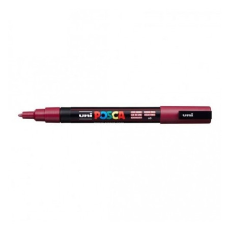 Marker Uni Posca PC3 ROSSO vino