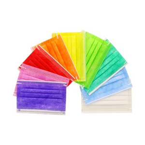 Mascherina chirurgica bambini 3 veli - colorate 10pz