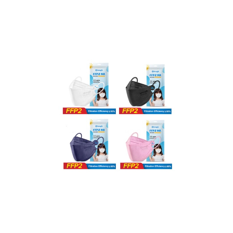 Mascherina FFP2 x bambini colorate 10pz Certificate CE - Becco Anatra -