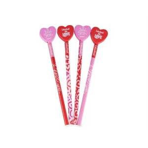 Matita c/gomma a cuore colourbook