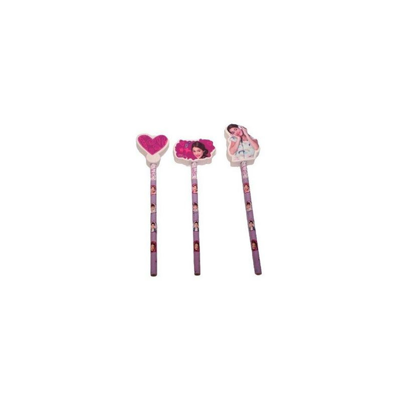 Matita con gomma cuore Violetta